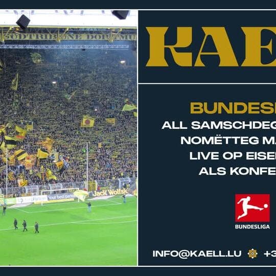 Bundesliga en direct à la Brasserie Kaell