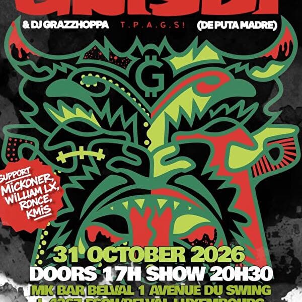 Grisbi avec DJ Grazzhoppa & support - live au MK Bar