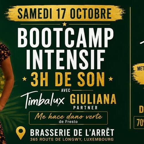 Special SB event ! En exclusivité : 3 h de bootcamp de Son avec Timbalux, Giuliana et partner