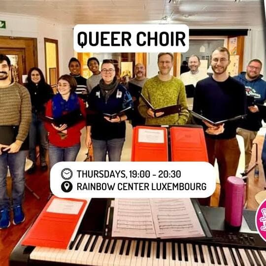 Queer Choir Luxembourg – Rehearsal
