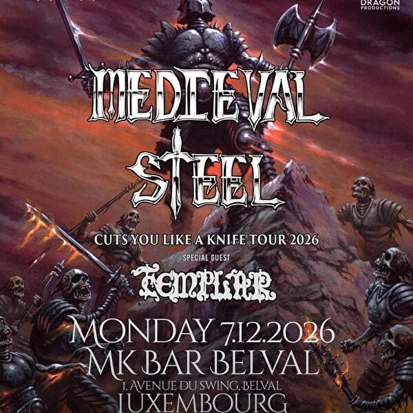 Medieval Steel & Templar au MK Bar Belval