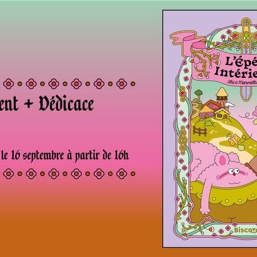 Launch and signing of Alice Monvaillier's comic book!