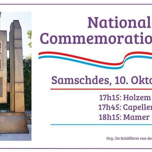 Journée nationale de commémoration