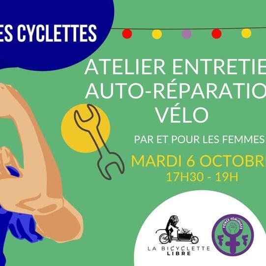 Atelier entretien & auto-réparation vélos par et pour les femmes
