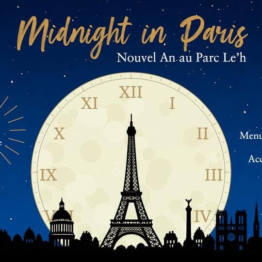 Midnight in Paris – New Year's Eve at Parc Le'h