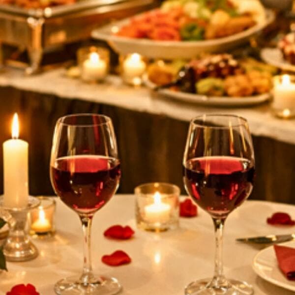 Dîner Romantique – Buffet / animation avec Mélodieuze