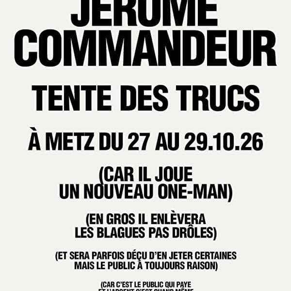 Jérôme Commandeur tente des trucs.