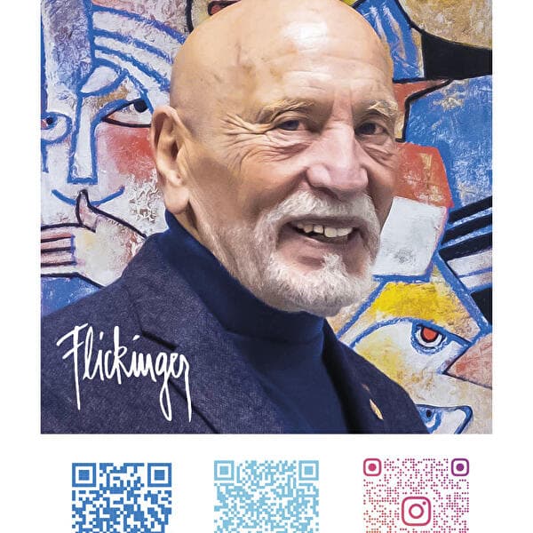 With Flickinger, the living takes on all its senses