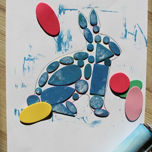 Museum Break : Summer foam prints
