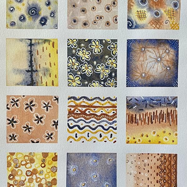 Atelier aquarelle libre abstraite