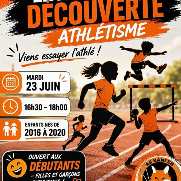 Entraînement découverte athlétisme