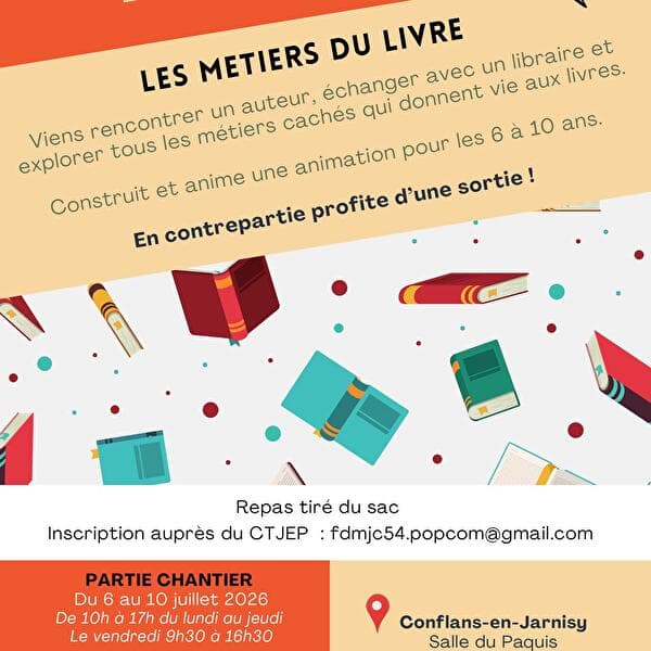 Chantier loisirs jeunes : les métiers du livre