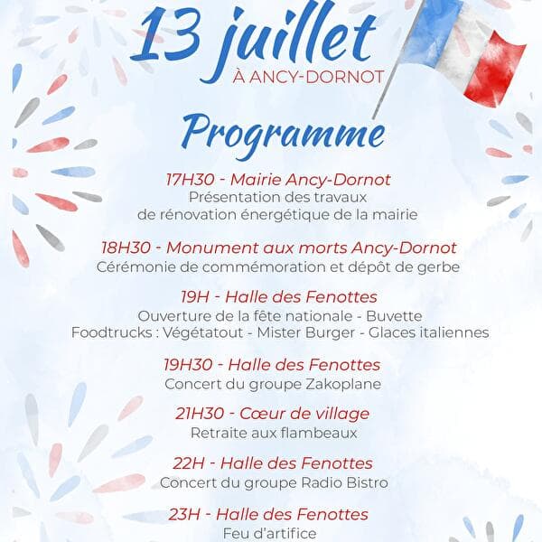 On July 13th, Ancy‑Dornot brings out the lanterns and celebrates!