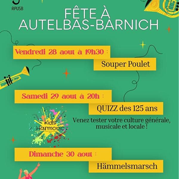 Fête à Autelbas-Barnich