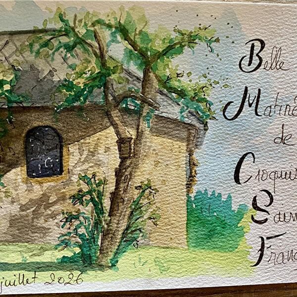 Atelier aquarelle - Croquis