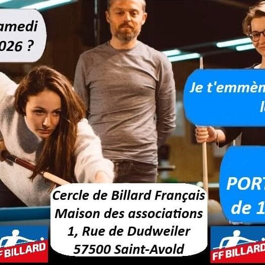 Open Day at Cercle de Billard Français de Saint-Avold on September 12, 2026