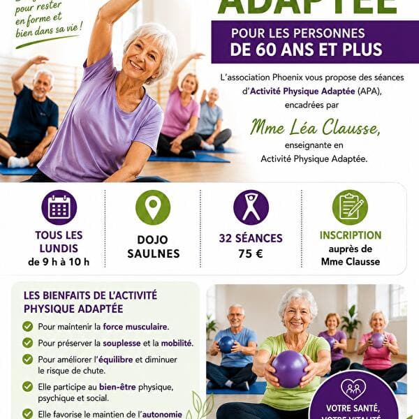 Activité physique adaptée – Association Phoenix