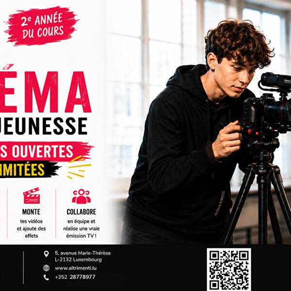 Atelier cinéma & vidéo jeunesse