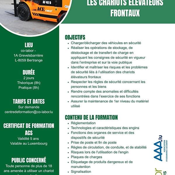 Forklift training