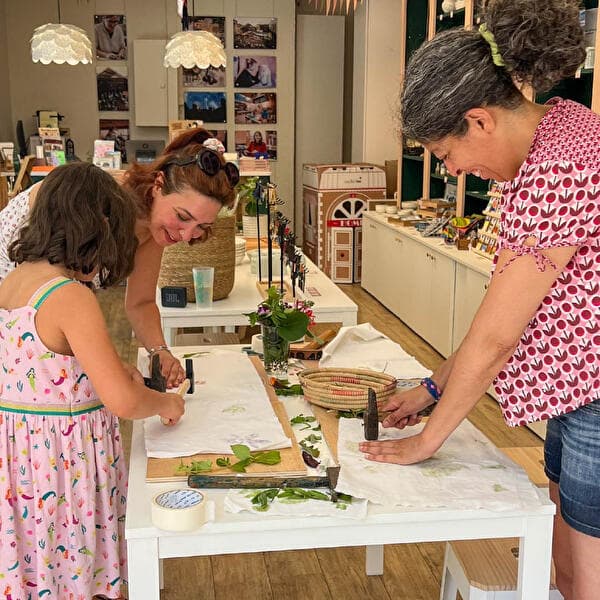 Atelier - Empreintes végétales
