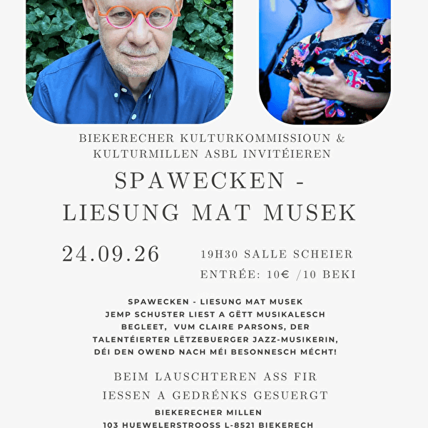 Spawecken – reading with music