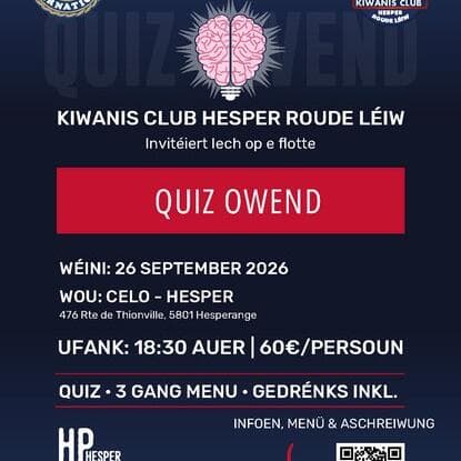 Soirée quiz à Hesperange