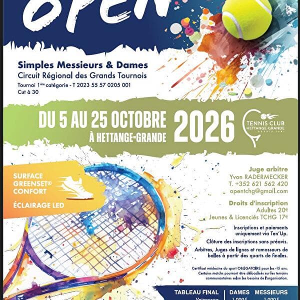 CCCE Crédit Mutuel Open – men's and women's singles
