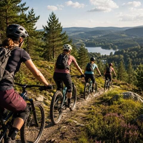 Sortie VTT entre femmes