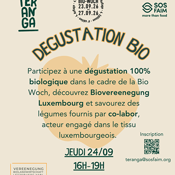 Dégustation bio by Teranga