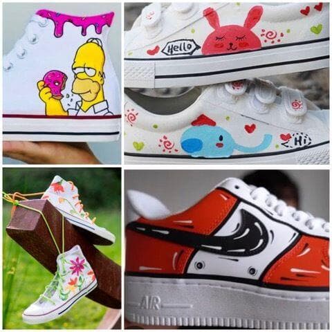 Personnalisation créative de chaussures