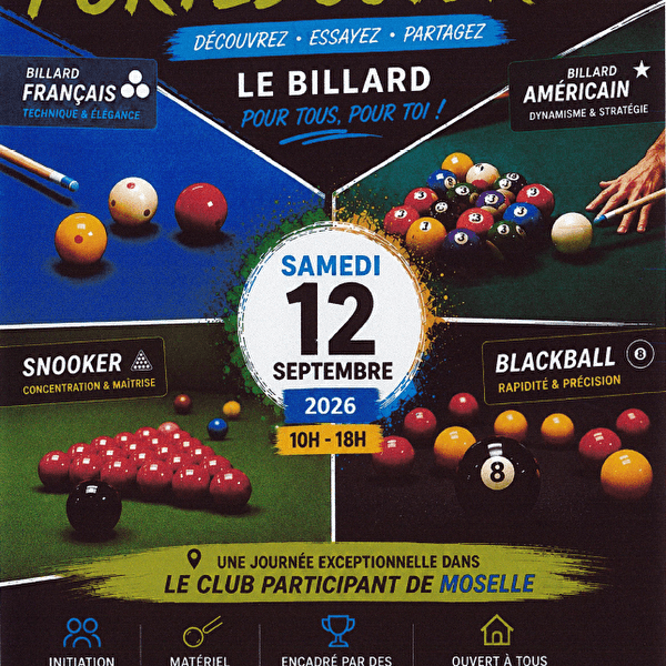 Journée portes ouvertes au club de billard
