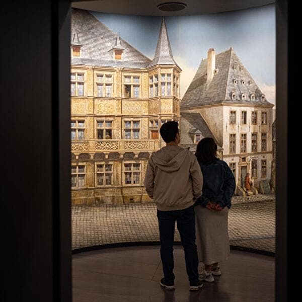 Les deux panoramas du Lëtzebuerg City Museum