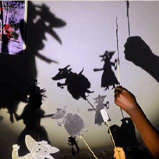 Atelier de fabrication d'une marionnette d'ombre et d'un mini pop-up sur le thème de Cornebidouille