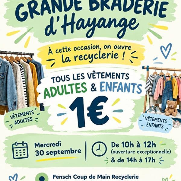 Hayange Grand Sale – Fensch Coup de Main Thrift Store