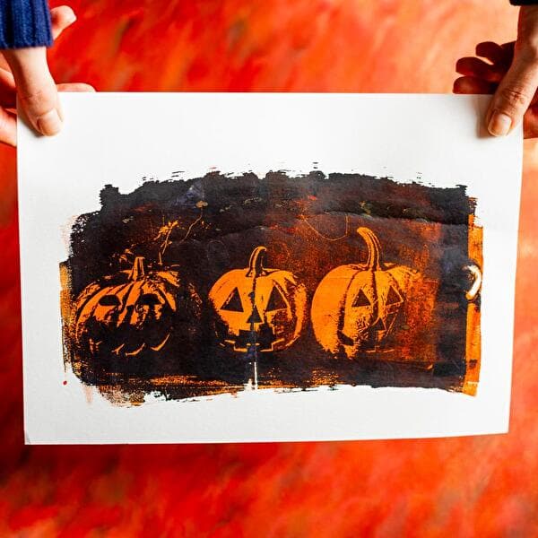 Gel-Printing Workshop | Halloween Edition