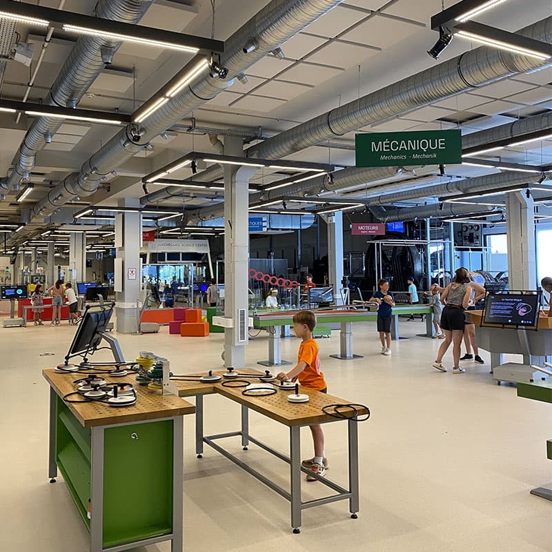 A day full of experiences at the Luxembourg Science Center