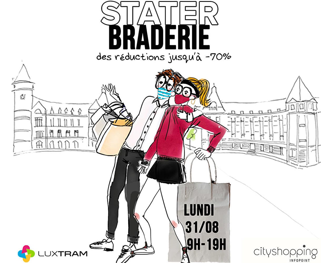 Stater Braderie : démarre la rentrée avec la plus Grande Braderie du Pays
