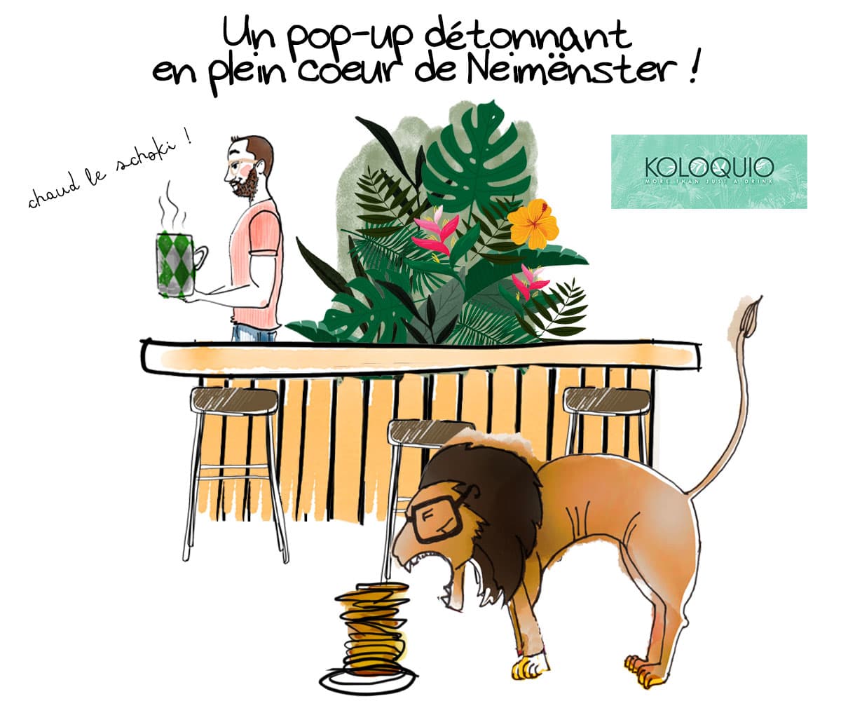 Prendre un chocolat chaud dans la Jungle