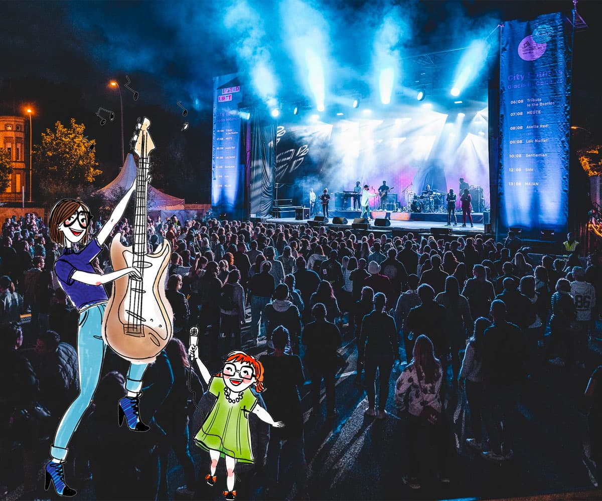 The best spots for the Music Festival ๐ต